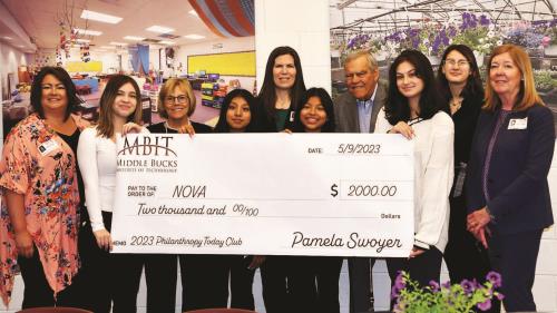 NOVA receives $2,000 grant from MBIT Philanthropy Today Club